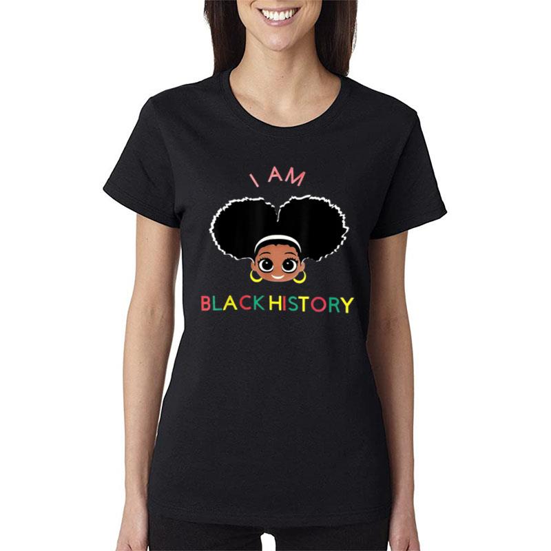 I Am The Strong African Queen Girls Black History Month Women T-Shirt