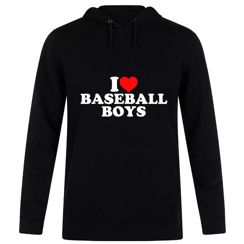 I Love Baseball Boys Women T-Shirt