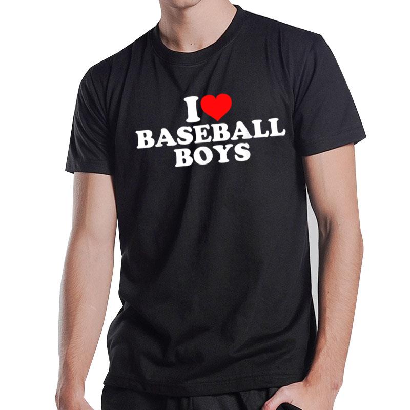 I Love Baseball Boys T-Shirt