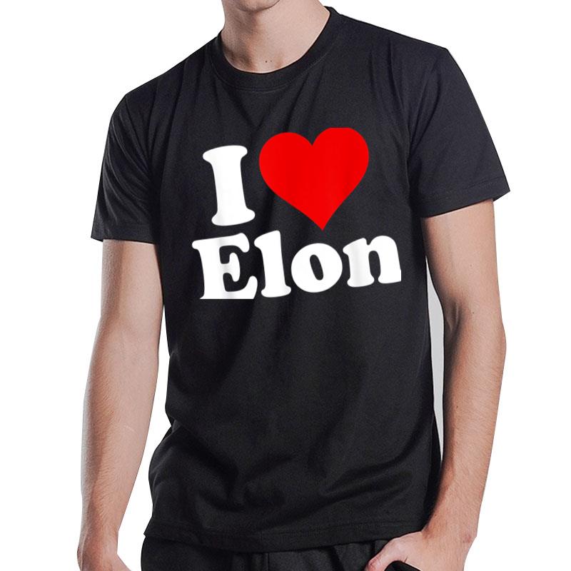 I Love Heart Elon North Carolina T-Shirt