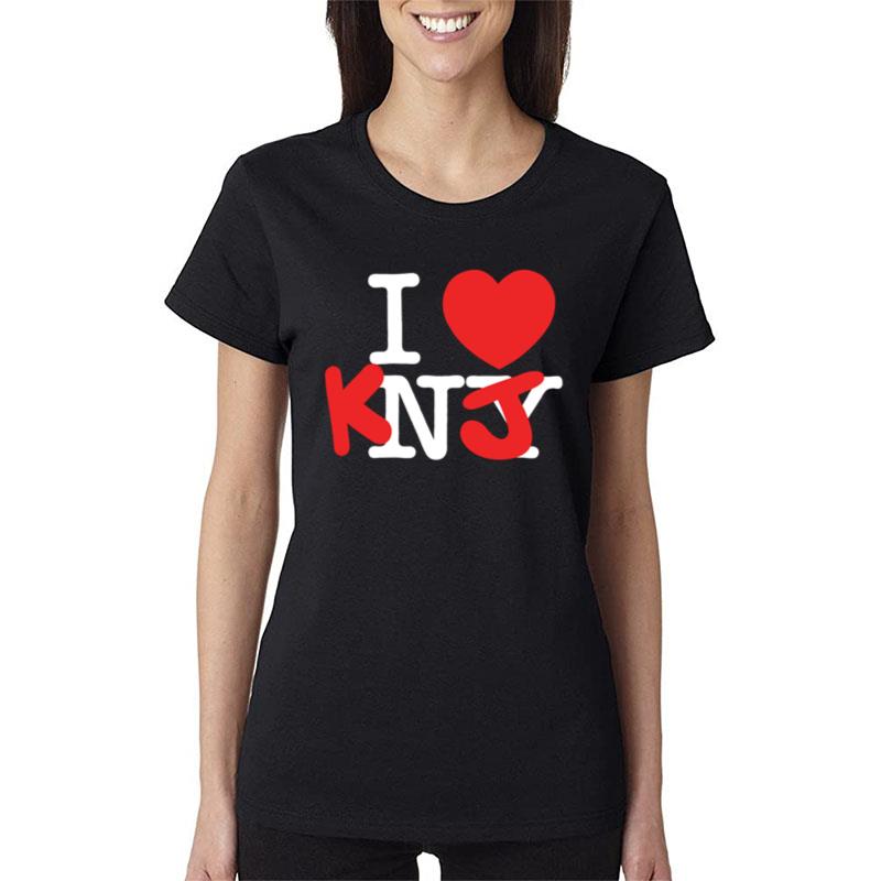 I Love KNJ New York Women T-Shirt