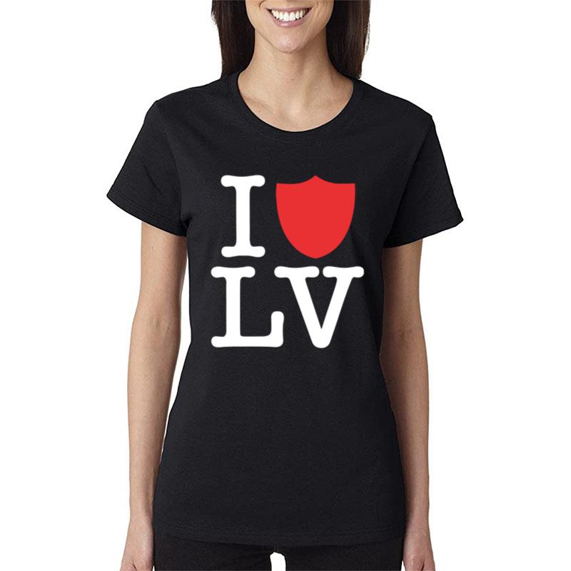 I Love LV Women T-Shirt