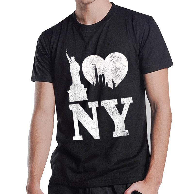 I Love Ny New York City Skyline Nyc Statue Of Liberty T-Shirt