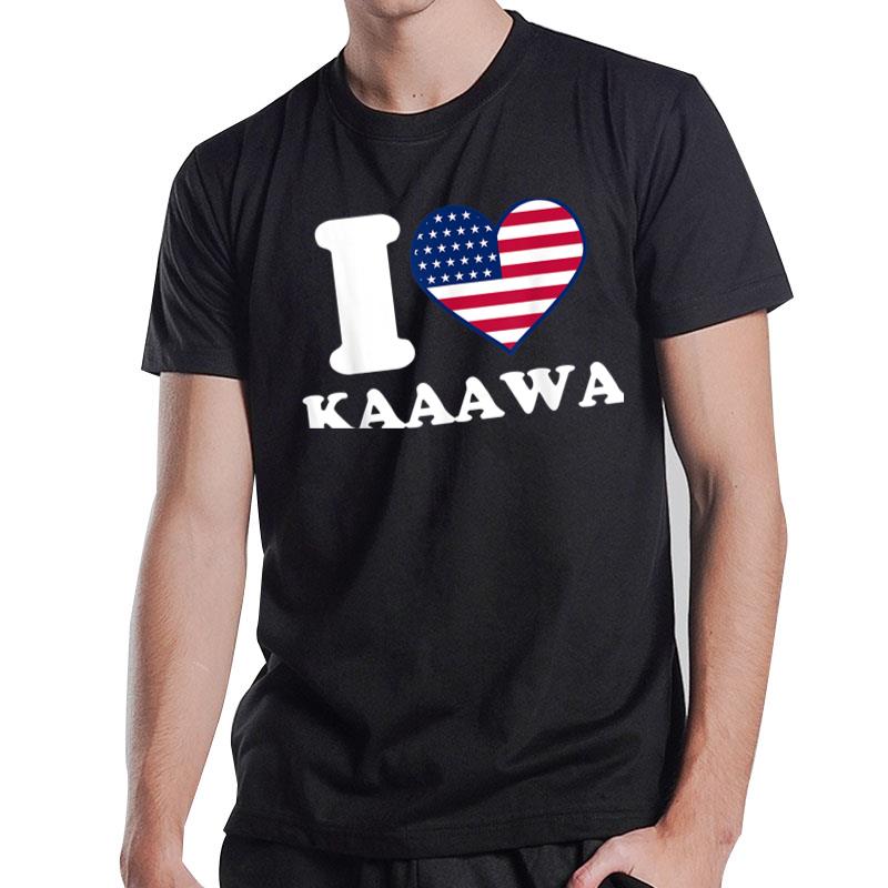 I Love Kaaawa I Heart Kaaawa T-Shirt