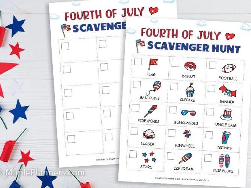 Independence Day Scavenger Hunt