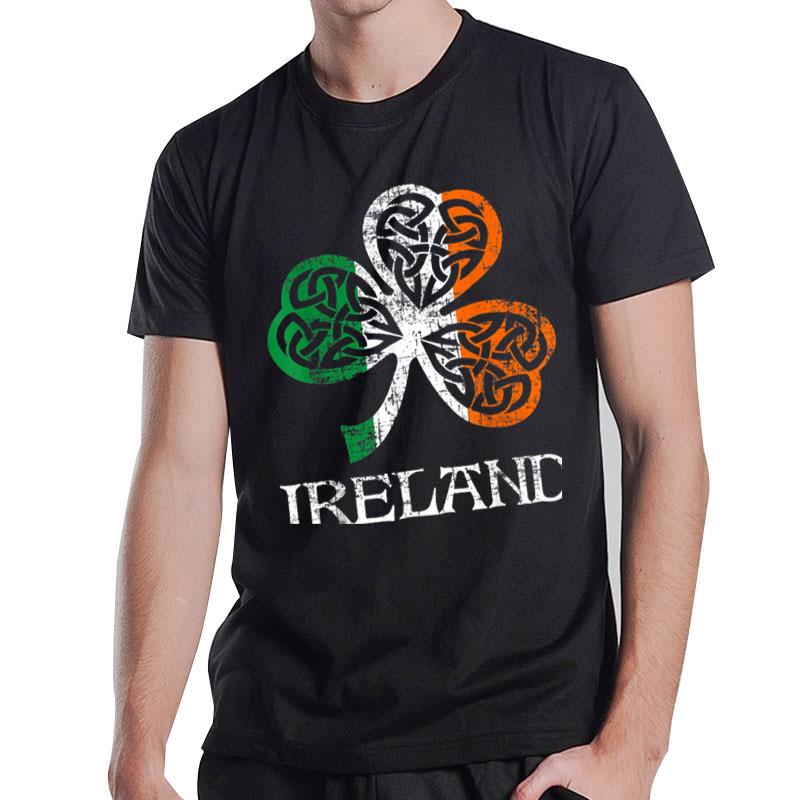 Ireland Irish Flag Shamrock Leaf St Patricks Day T-Shirt