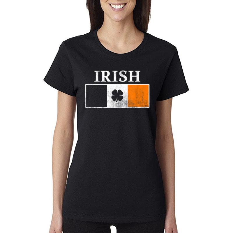 Ireland Shamrock Irish Flag St Patty'S Day Women T-Shirt