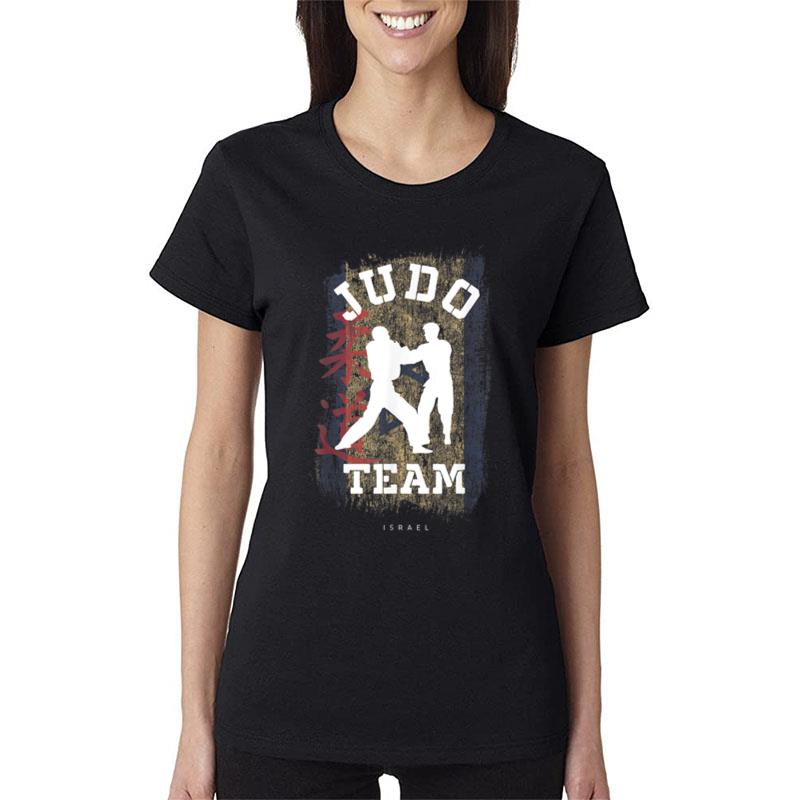 Israel Judo Fighter Japanese Martial Arts Judoka Women T-Shirt