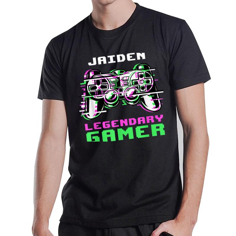 Jaiden Legendary Gamer Personalized T-Shirt