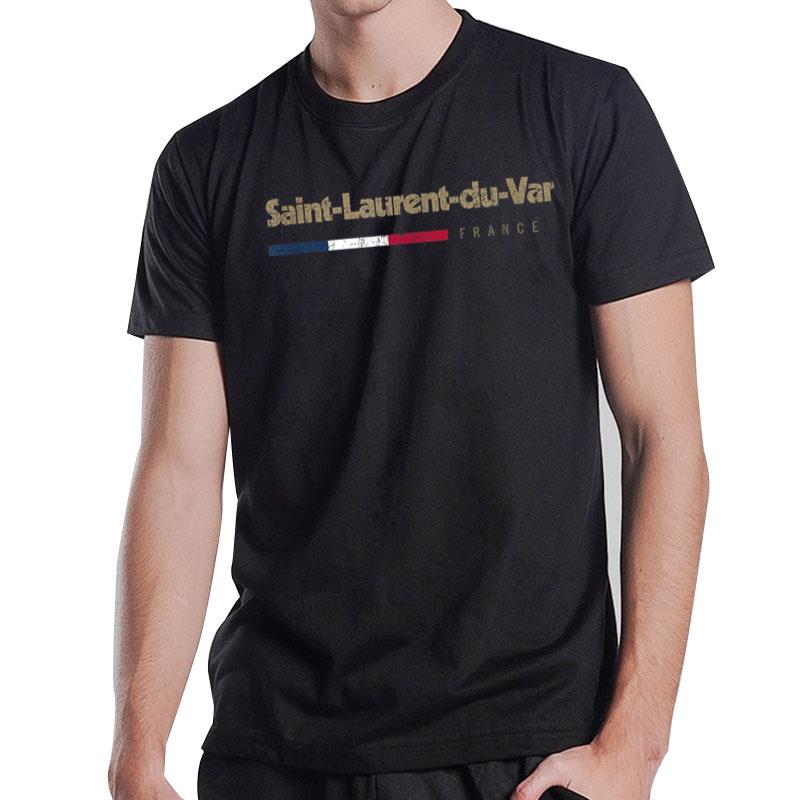 J'aime Saint-Laurent-du-Var Name de Ville en France T-Shirt