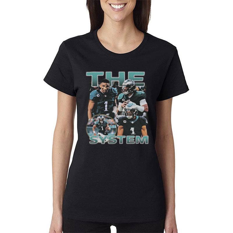 Jalen Hurts The System Women T-Shirt