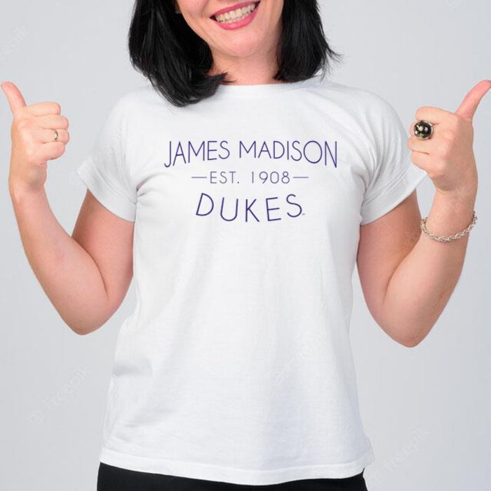 James Madison University JMU Dukes Simple Women T-Shirt