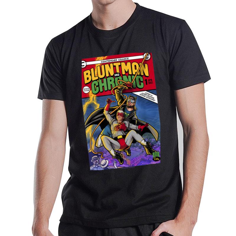 Jay And Silent Bob Bluntman And Chronic Comic Cover T-Shirt