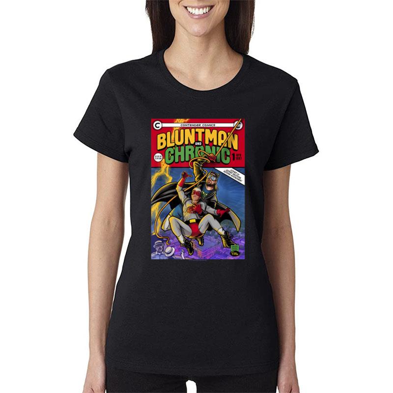 Jay And Silent Bob Bluntman And Chronic Comic Cover Women T-Shirt