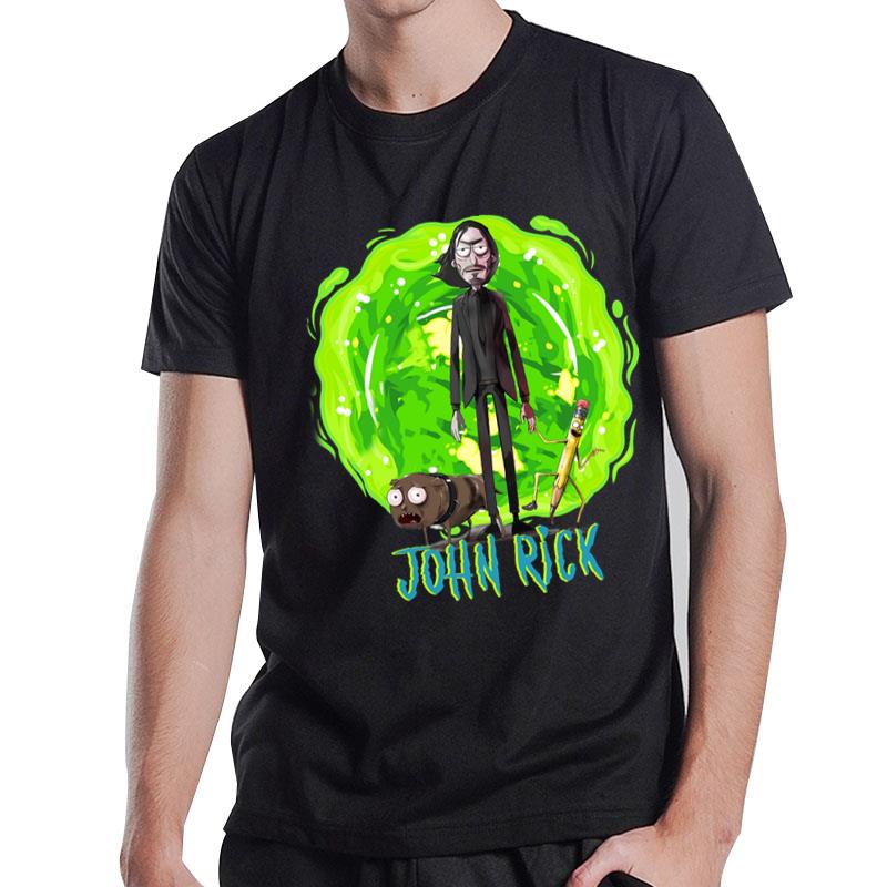 John Rick John Wick Rick And Morty T-Shirt