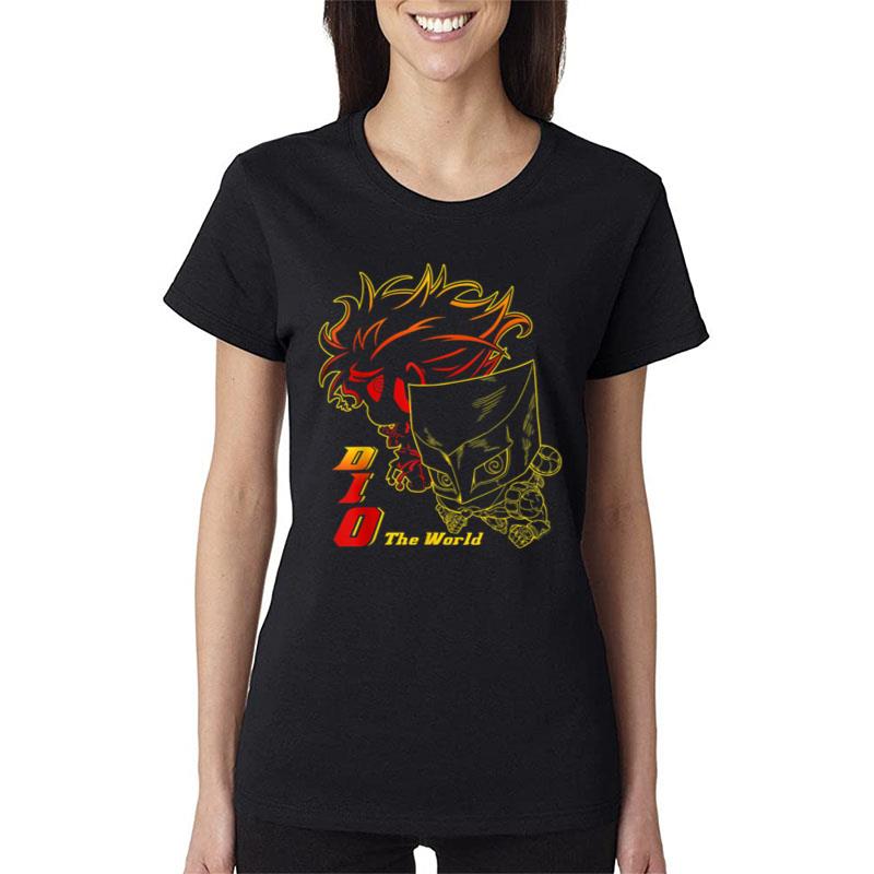 Jojo'S Bizarre Adventure Season 2 Dio Women T-Shirt