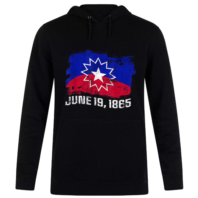 June 19 1865 Juneteenth Flag Black Freedom Black History Hoodie