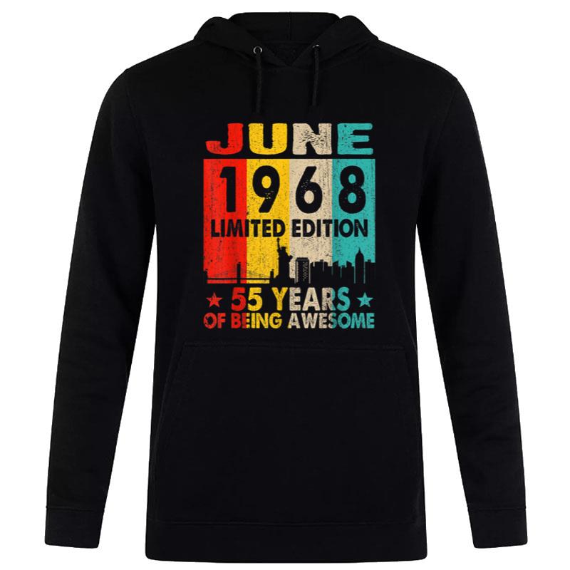 June 1968 Limited Edition 55 Years Of Being Awesome Women T-Shirt