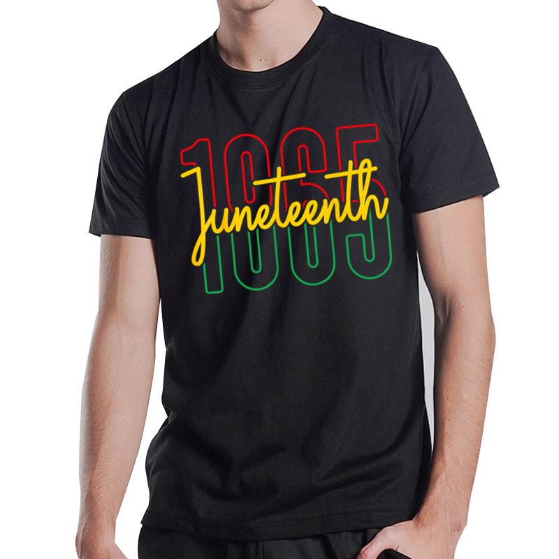 Juneteenth 1865 African Americans Black History T-Shirt