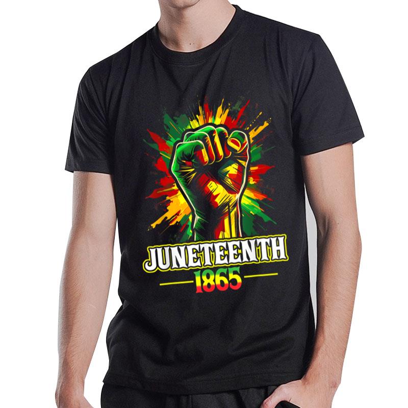 Juneteenth 1865 Black History African American Freedom T-Shirt