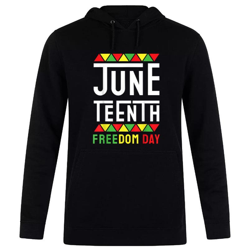 Juneteenth 1865 Black History Afro American African Freedom Hoodie