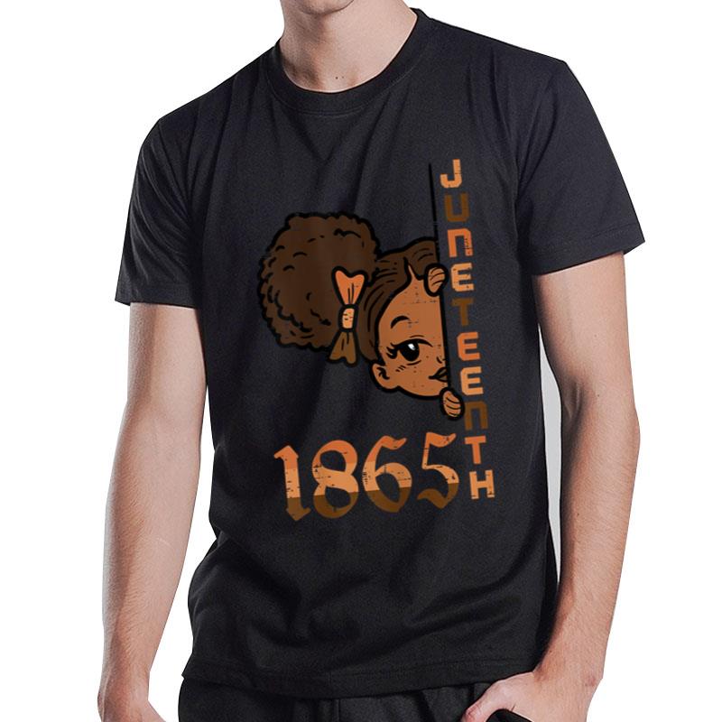 Juneteenth 1865 Black Melanin Toddler Youth T-Shirt