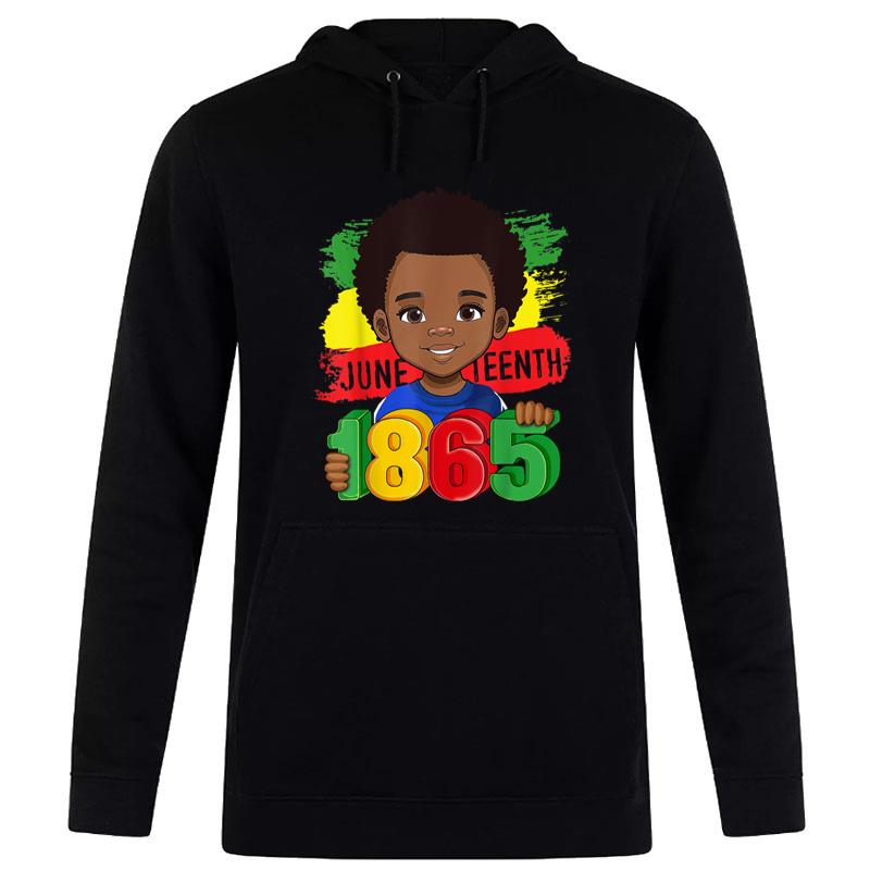 Juneteenth 1865 Brown Skin African American Toddler Hoodie