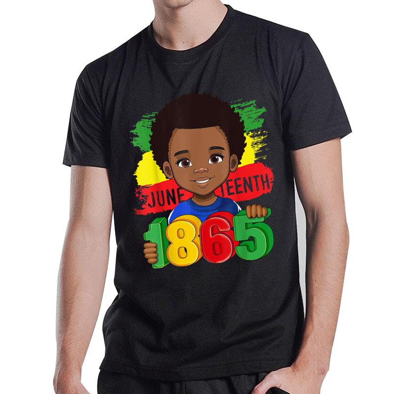 Juneteenth 1865 Brown Skin African American Toddler T-Shirt