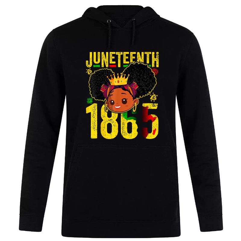 Juneteenth 1865 Brown Skin Princess African Hoodie