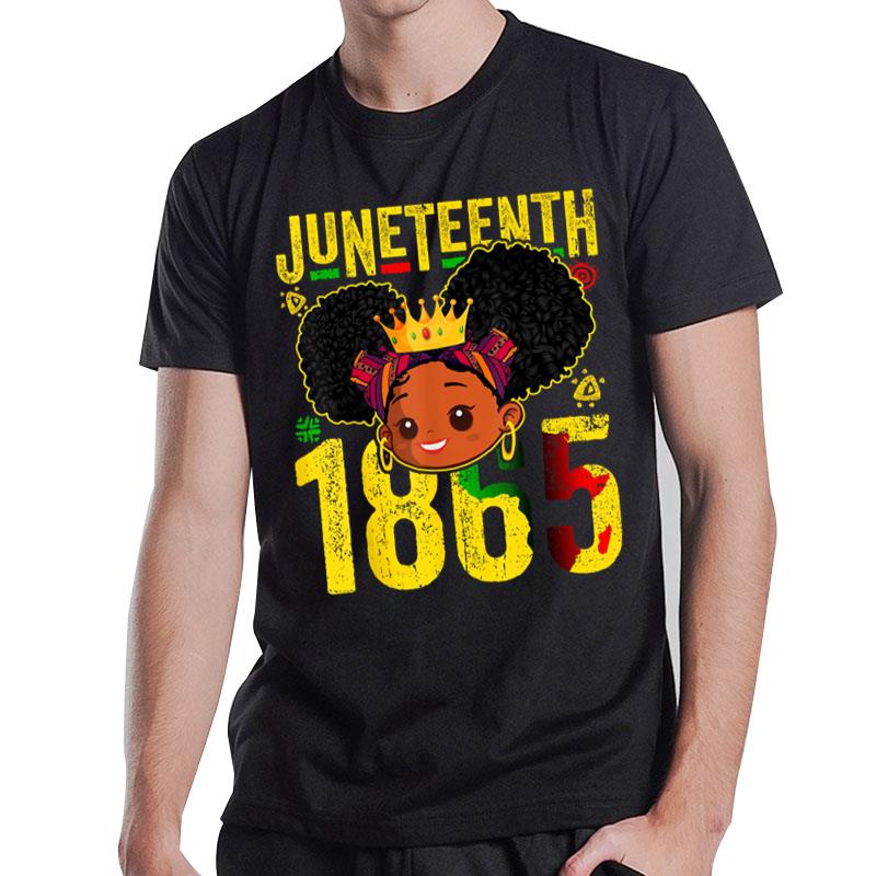 Juneteenth 1865 Brown Skin Princess African T-Shirt