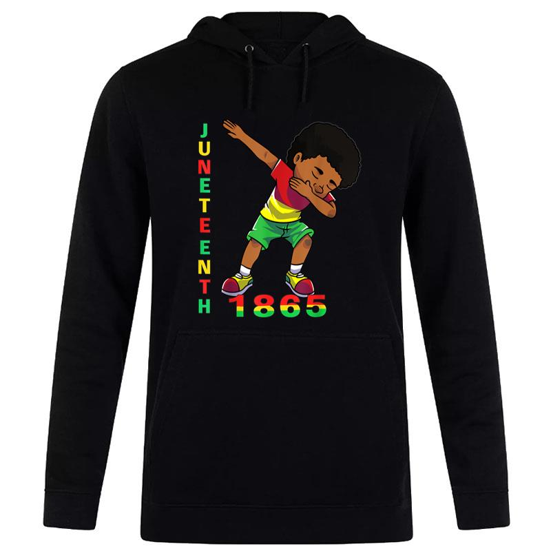 Juneteenth 1865 Dabbing Black African American Hoodie