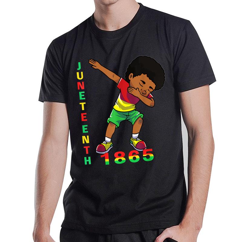 Juneteenth 1865 Dabbing Black African American T-Shirt