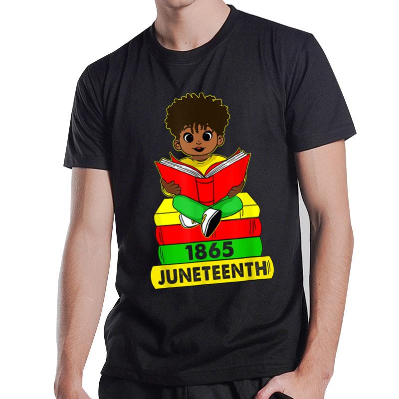 Juneteenth 1865 Freedom Day History Book Toddler Son T-Shirt