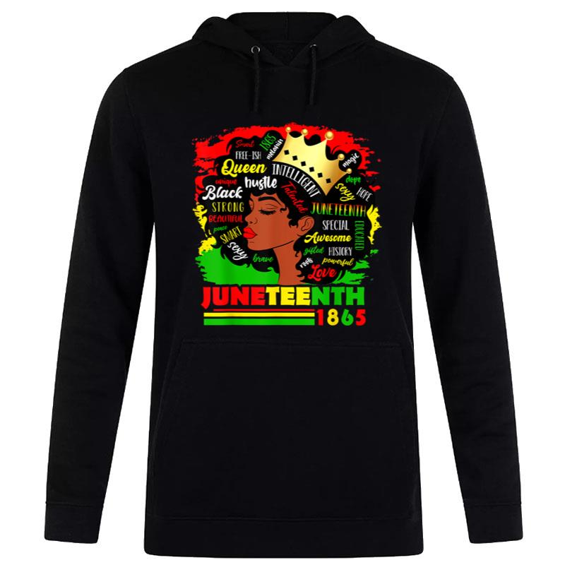 Juneteenth 1865 Pride Celebrate Black African American Hoodie