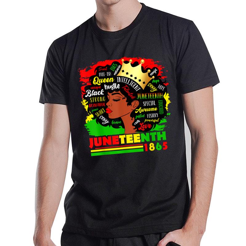 Juneteenth 1865 Pride Celebrate Black African American T-Shirt