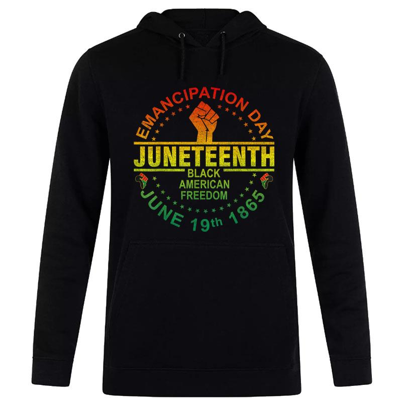 Juneteenth African American Freedom Black Men Women Kids Hoodie