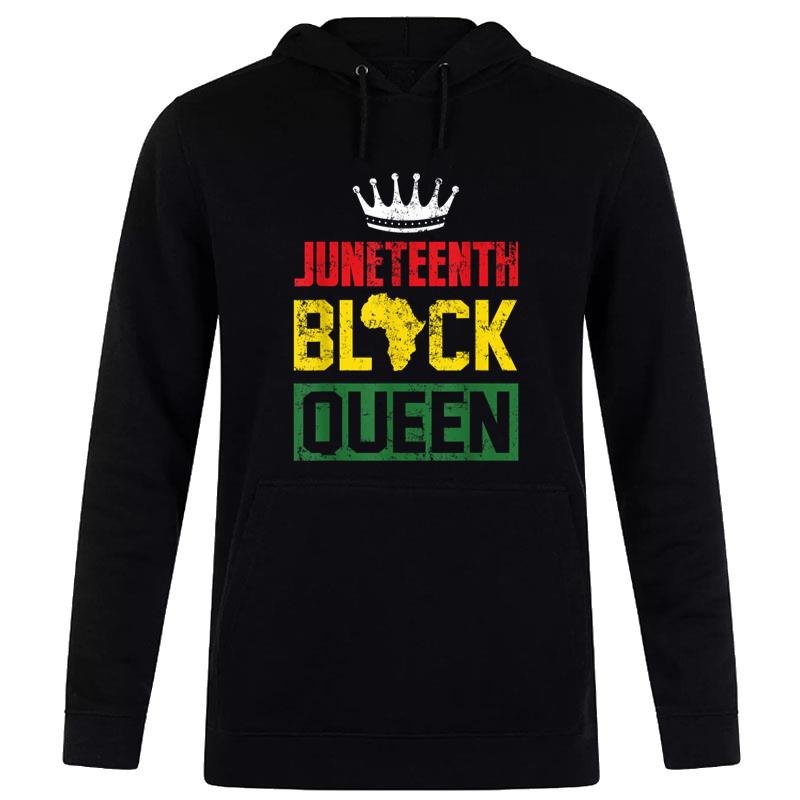 Juneteenth Afro American Mom Matching Juneteenth Hoodie