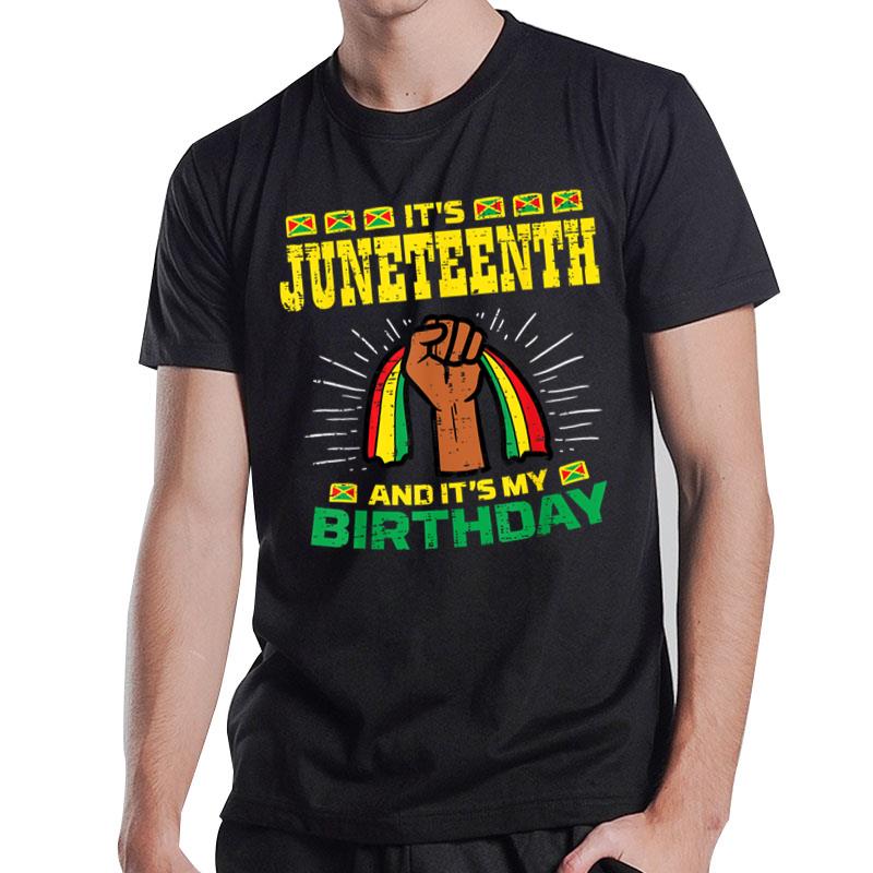 Juneteenth Birthday African American Black T-Shirt