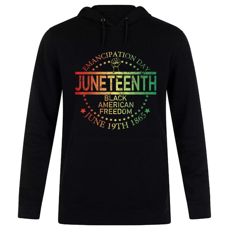 Juneteenth Black African Juneteenth & Black History Tee Hoodie