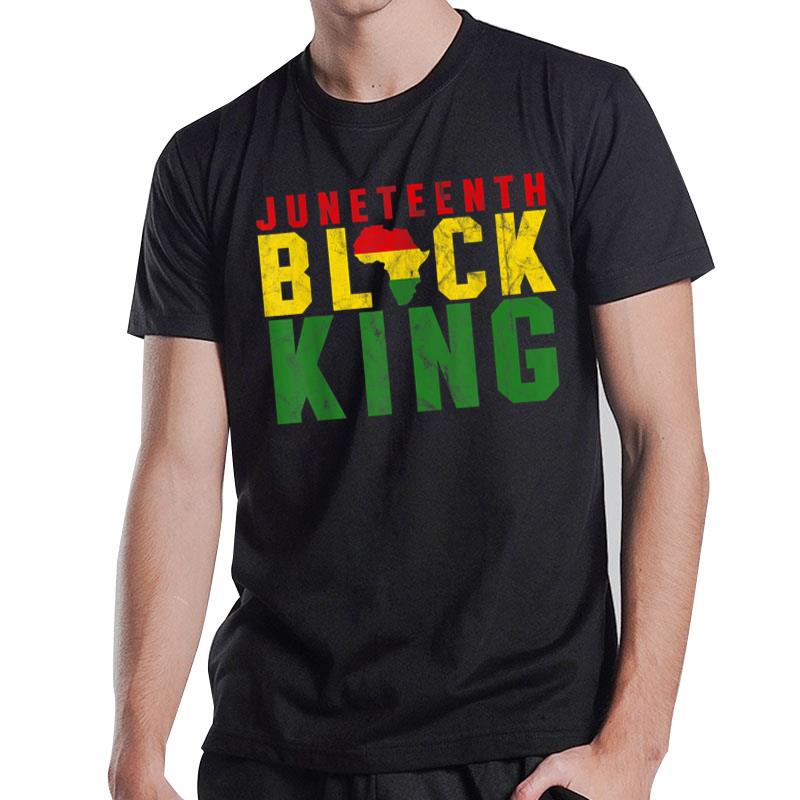 Juneteenth Black King Emancipation Day Melanin Pride T-Shirt