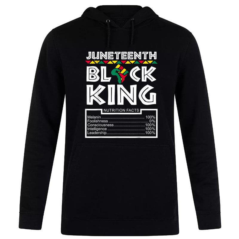 Juneteenth Black King Melanin Dad Fathers Day Father Fun Hoodie