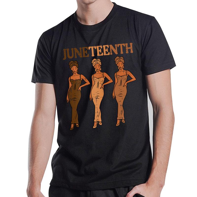 Juneteenth Black Man Dress 1865 Melanin T-Shirt