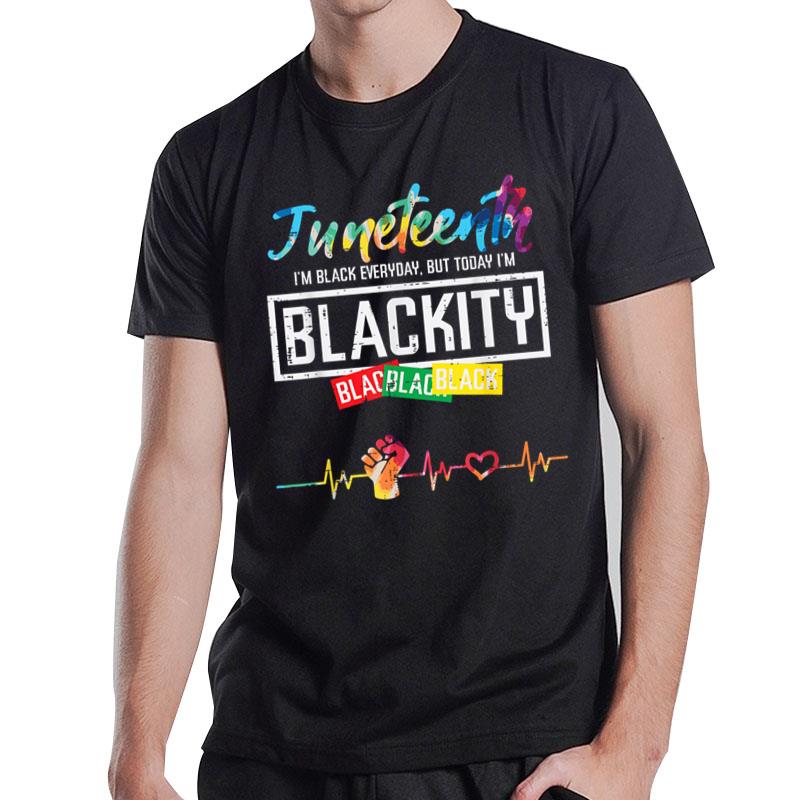 Juneteenth Blackity Black History African T-Shirt