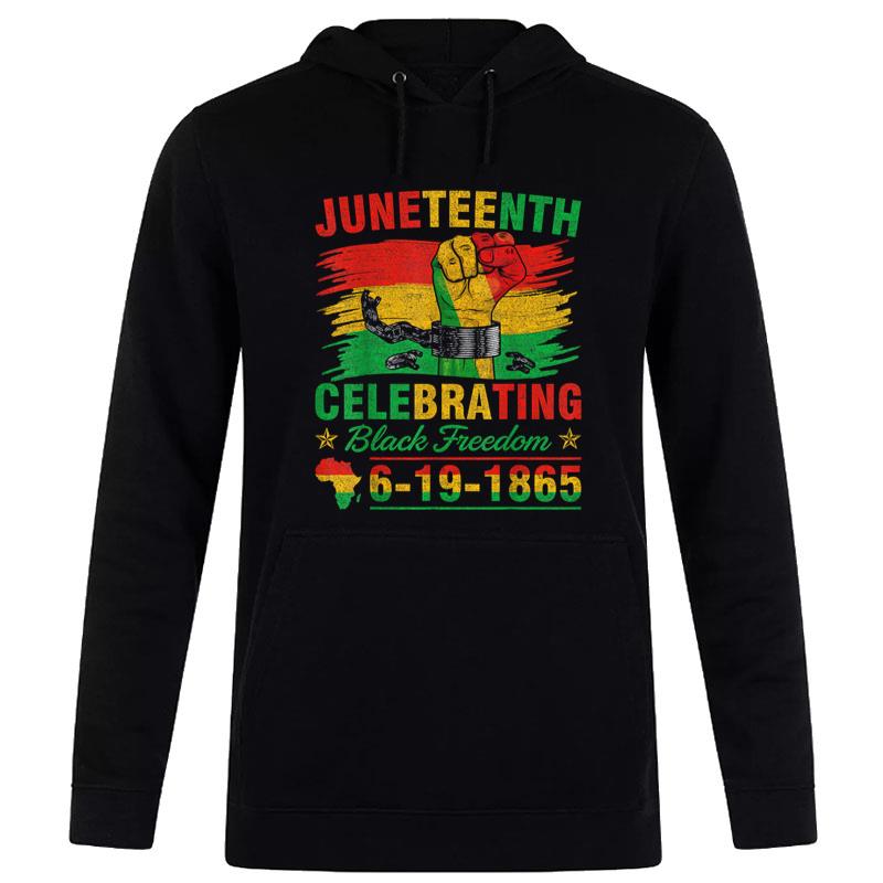 Juneteenth Breaking Every Chain Black Hoodie