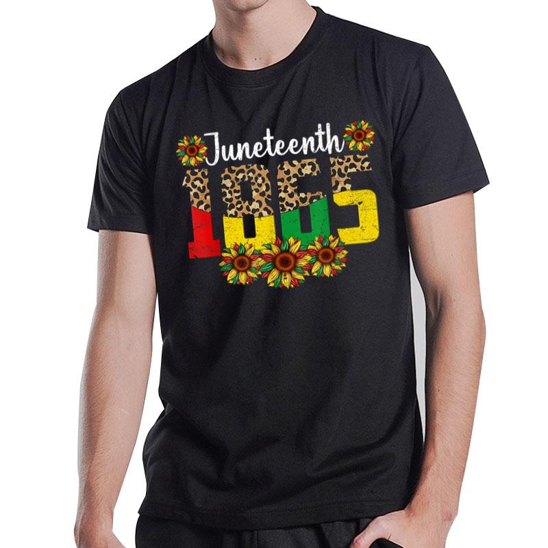 Juneteenth Celebrate 1865 Black History African American T-Shirt