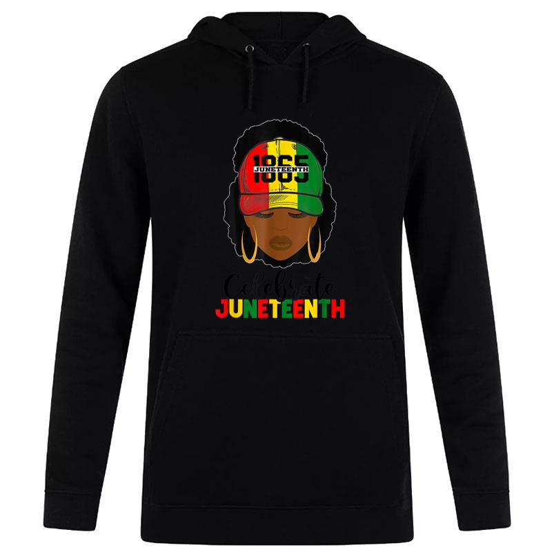 Juneteenth Celebrate 1865 June 19Th Black Black Pride Hoodie