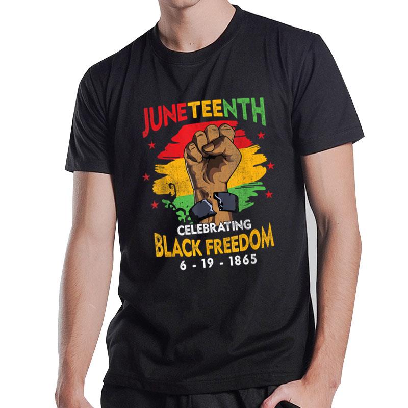 Juneteenth Celebrate Black Freedom Day Graphic T-Shirt