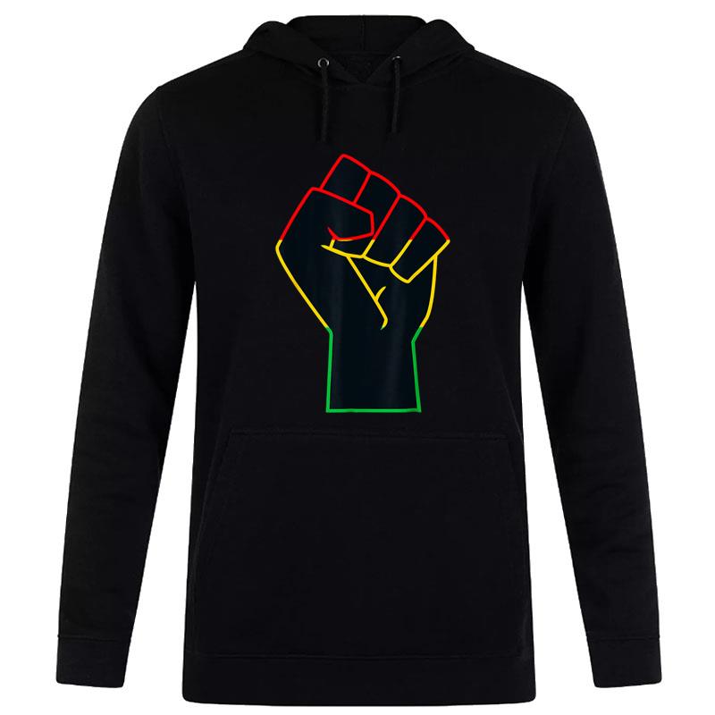 Juneteenth Celebrates Black African American Freedom Fist Hoodie