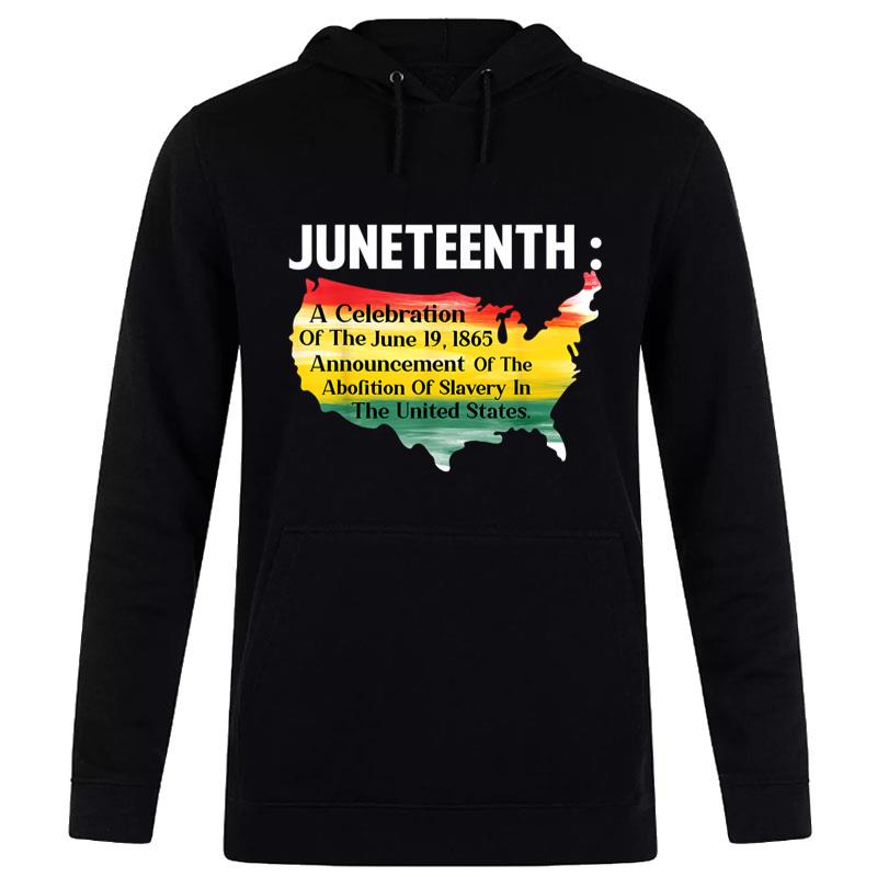 Juneteenth Celebrates Black Freedom African American History Hoodie