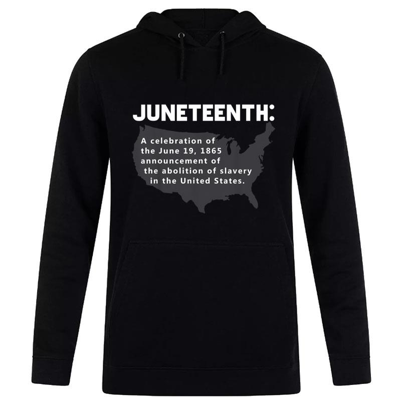 Juneteenth Celebrates Freedom Black African American History Hoodie